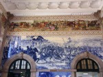 Tiled entrance hall of Porto Railway Station with tiles dating from 1916