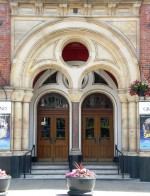 Entrance of the Grand Theatre, New Briggate, designed by George Corson in 1878