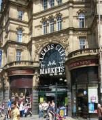 The south entrance of Leeds City Market built in c. 1900