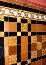 Tiles made by Whetstone, in the bar at the Grand Theatre, 1878