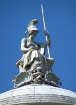 Statue of Britannia on Liverpool Town Hall, c. 1790