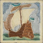 Tile made by Candy Tiles, c. 1920