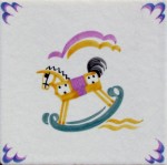 Tile made by Carter & Co and designed by Dora Batty, c. 1930