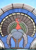 Doulton panel on the Turkey Cafe, Leicester,  1901