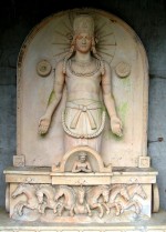 Statue of Surya at Sezincote, 1814