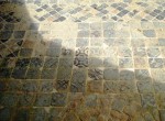 Medieval tiles in Kirkstall Abbey